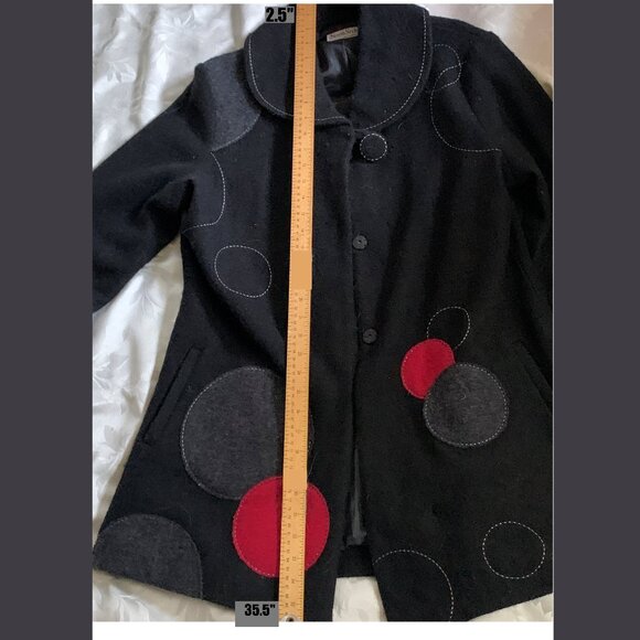 NorthStyle Black and Red Pop Art Jacket - Picture 6 of 9